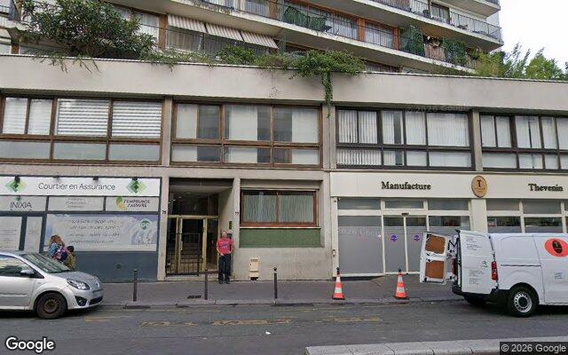 Façade : 75 -77 R du Pere Corentin, Paris