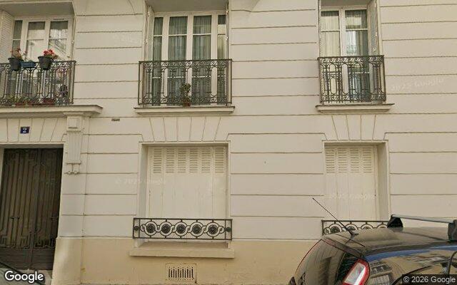 Façade : 2 rue Marié-Davy, Paris