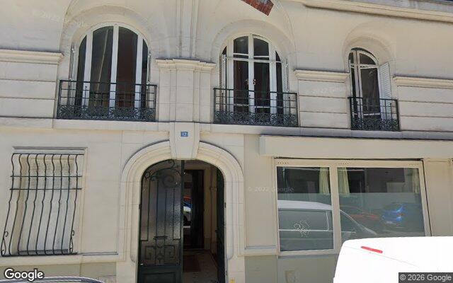 Façade : 12 rue Jonquoy, Paris