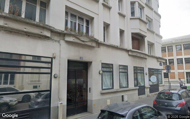 Façade : 33 rue Robert Lindet, Paris