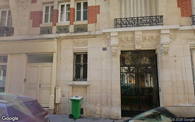 Façade : 12 rue de Cadix, Paris