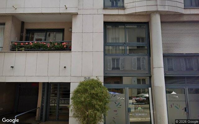 Façade : 36 rue Liancourt, Paris