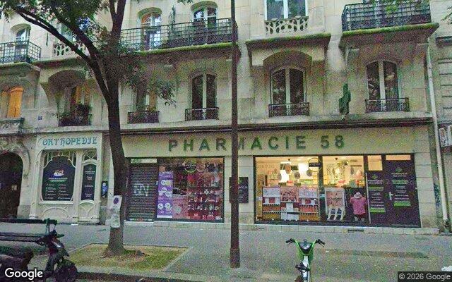 Façade : 58 avenue du Général Michel Bizot, Paris