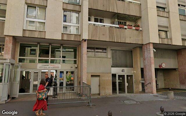 Façade : 41 rue Broca, Paris