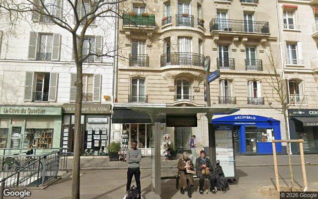 Façade : 186 avenue de Versailles, Paris
