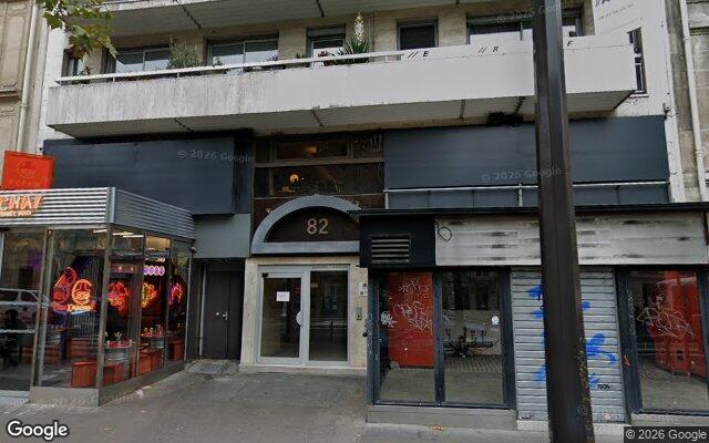 Façade : 82 boulevard du Montparnasse, Paris