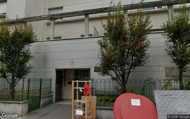 Façade : 12 rue Mongenot, Paris