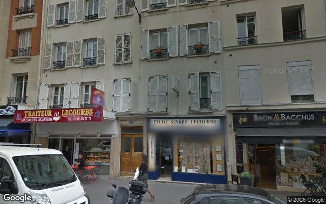 Façade : 35 rue Lecourbe, Paris