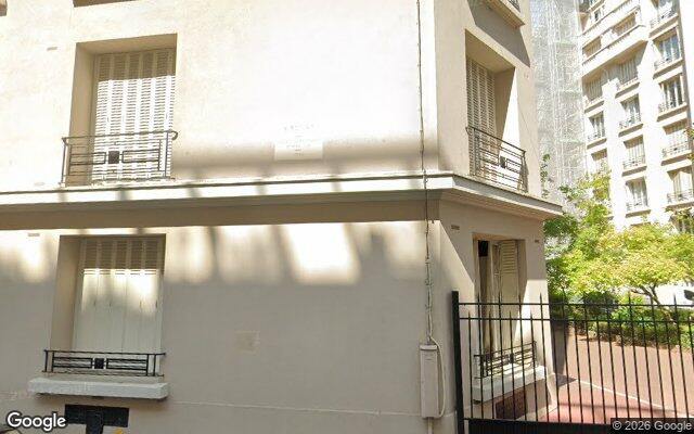 Façade : 1 avenue du Général Balfourier, Paris