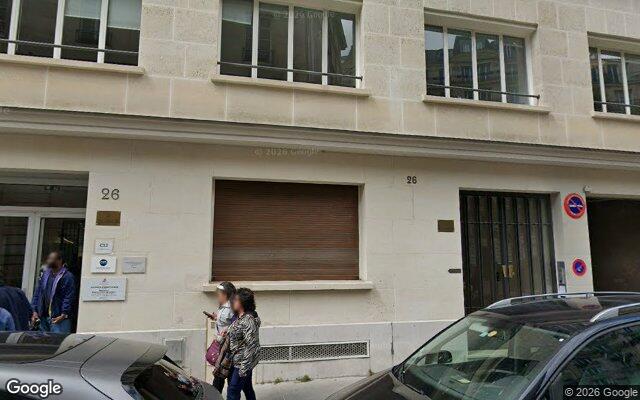 Façade : 26 rue des Fossés Saint-Jacques, Paris