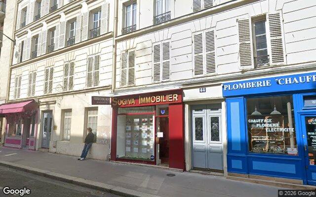 Façade : 44 rue du Rendez-Vous, Paris