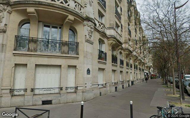 Façade : 72 avenue de Versailles, Paris