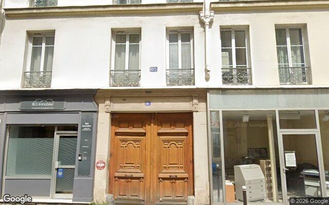 Façade : 105 rue de Charenton, Paris