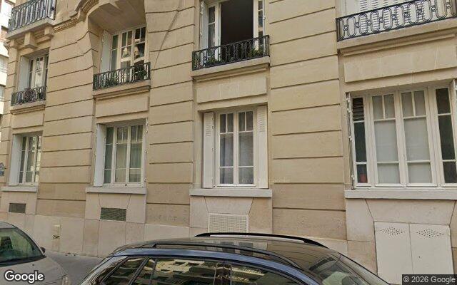 Façade : 67 rue Jean de la Fontaine, Paris