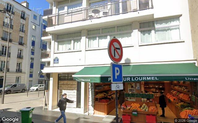 Façade : 26 rue de Lourmel, Paris
