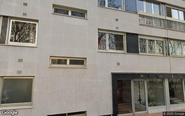Façade : 81 boulevard de Montmorency, Paris