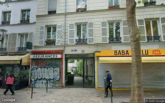 Façade : 257 rue du Faubourg Saint-Antoine, Paris