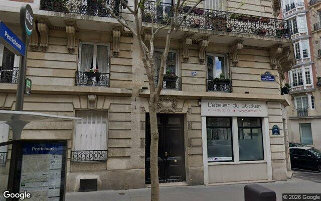 Façade : 32 avenue Théophile Gautier, Paris