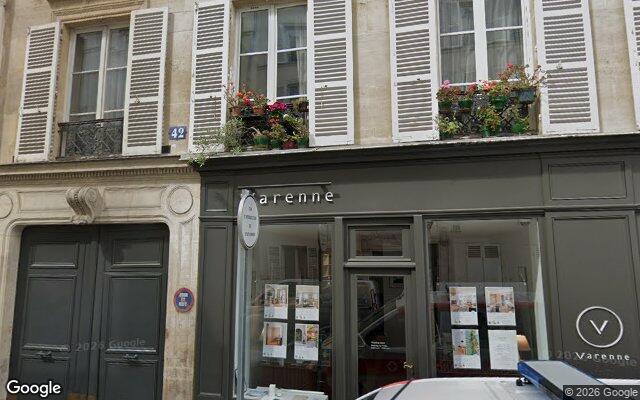 Façade : 42 rue Barbet de Jouy, Paris