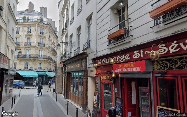 Façade : 28 rue Saint-Séverin, Paris