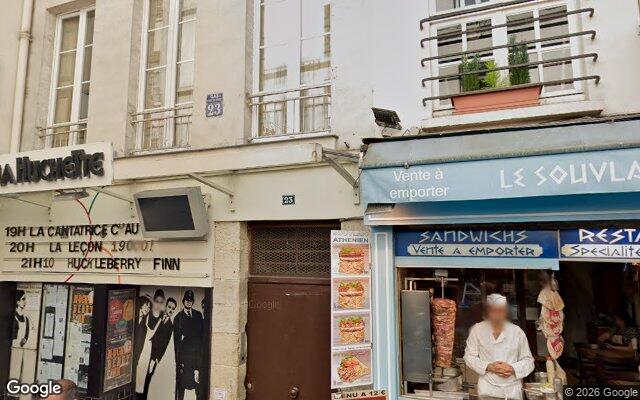 Façade : 23 rue de la Huchette, Paris