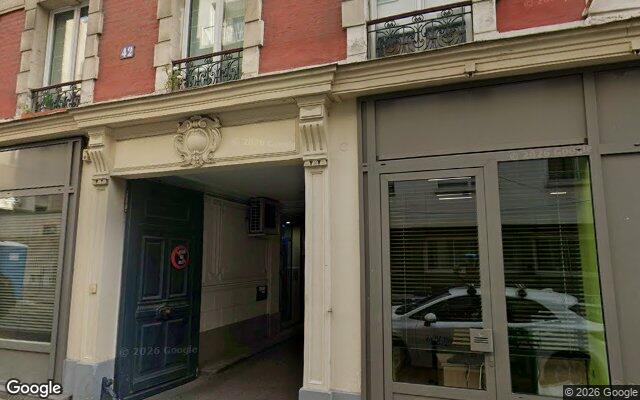 Façade : 42 rue Chanzy, Paris