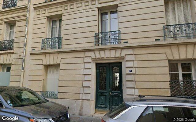 Façade : 6B rue de l'Assomption, Paris