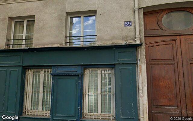 Façade : 59 rue de Charonne, Paris