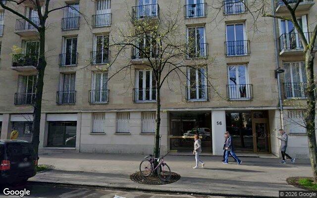 Façade : 56 avenue de Suffren, Paris