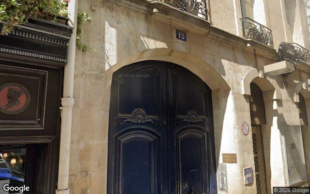 Façade : 12 rue Gît-Le-Coeur, Paris