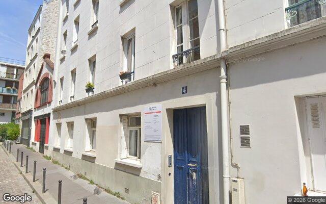 Façade : 4 impasse Delaunay, Paris