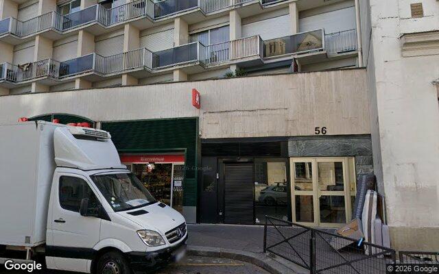 Façade : 56 rue de la Pompe, Paris