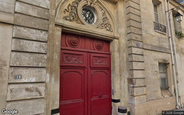 Façade : 72 rue des Archives, Paris