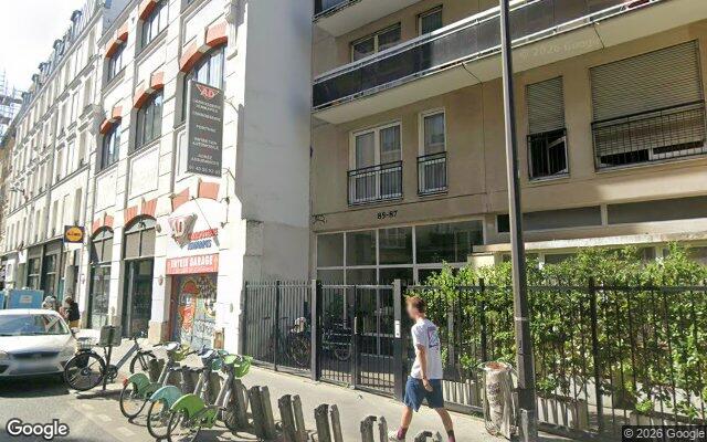 Façade : 85 rue Saint-Maur, Paris