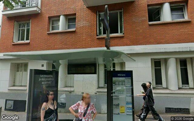 Façade : 35 avenue Gambetta, Paris