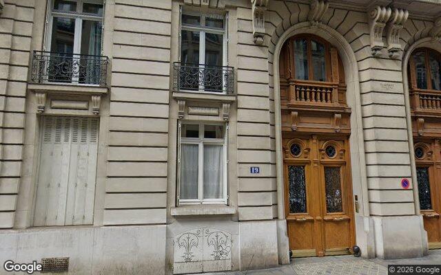 Façade : 19 avenue d'Eylau, Paris
