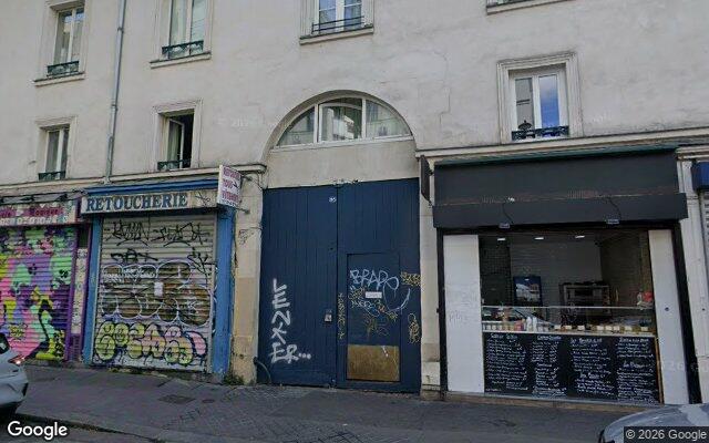 Façade : 100 rue Oberkampf, Paris