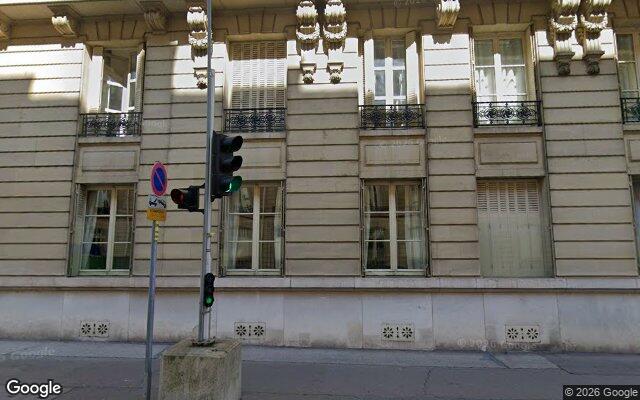 Façade : 21 avenue Pierre 1er de Serbie, Paris