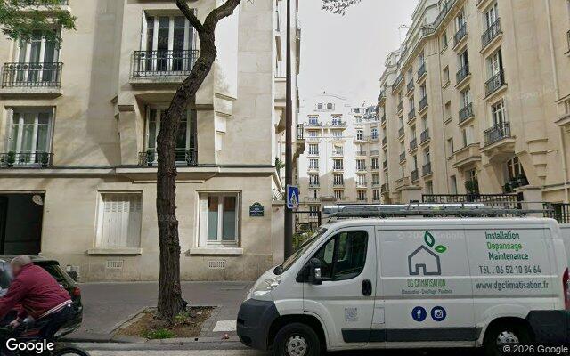 Façade : 1 avenue Saint-Honore d'Eylau, Paris
