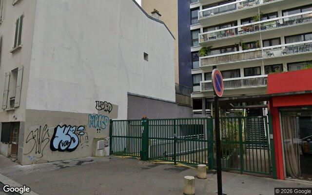 Façade : 14B rue Juillet, Paris