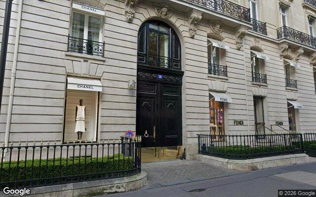 Façade : 51 avenue Montaigne, Paris