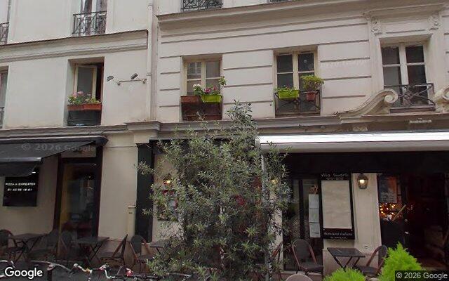 Façade : 1 rue Monsigny, Paris