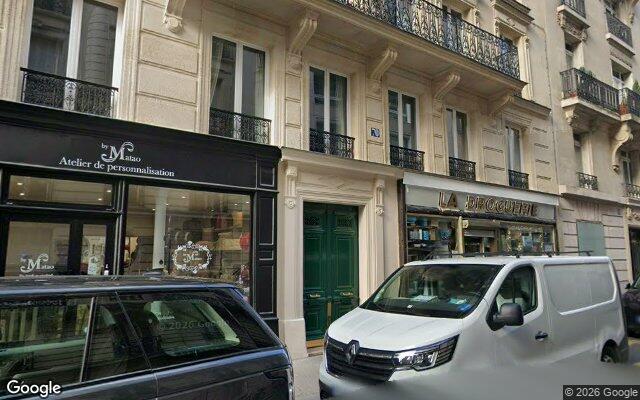 Façade : 70 rue Lauriston, Paris