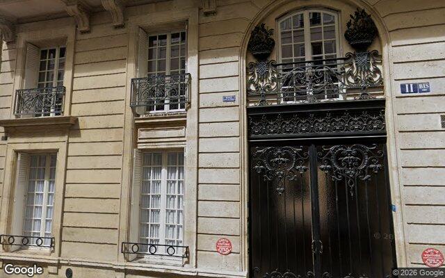 Façade : 11B rue Jean Mermoz, Paris