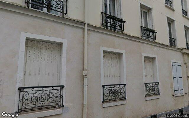 Façade : 44 rue Ramponeau, Paris