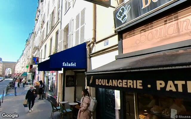 Façade : 57 rue du Faubourg Saint-Denis, Paris