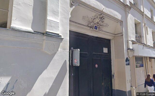 Façade : 8 rue Legouvé, Paris