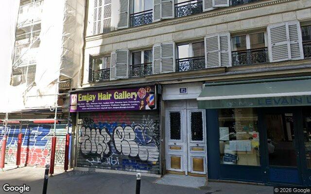 Façade : 83 rue du Faubourg Saint-Martin, Paris