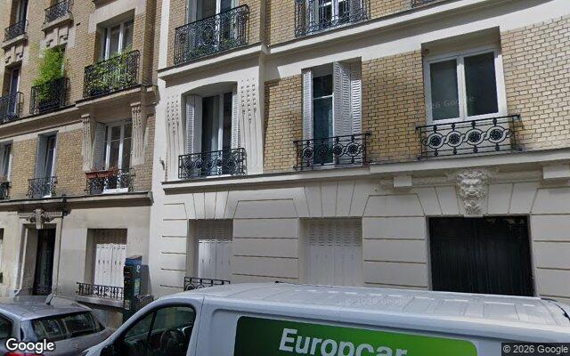 Façade : 7 rue Henri Dubouillon, Paris