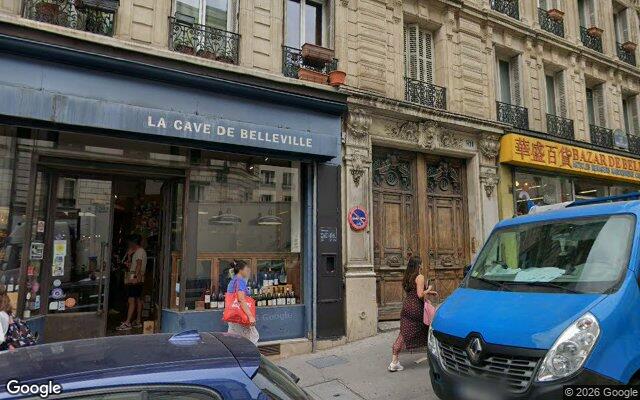 Façade : 51 rue de Belleville, Paris
